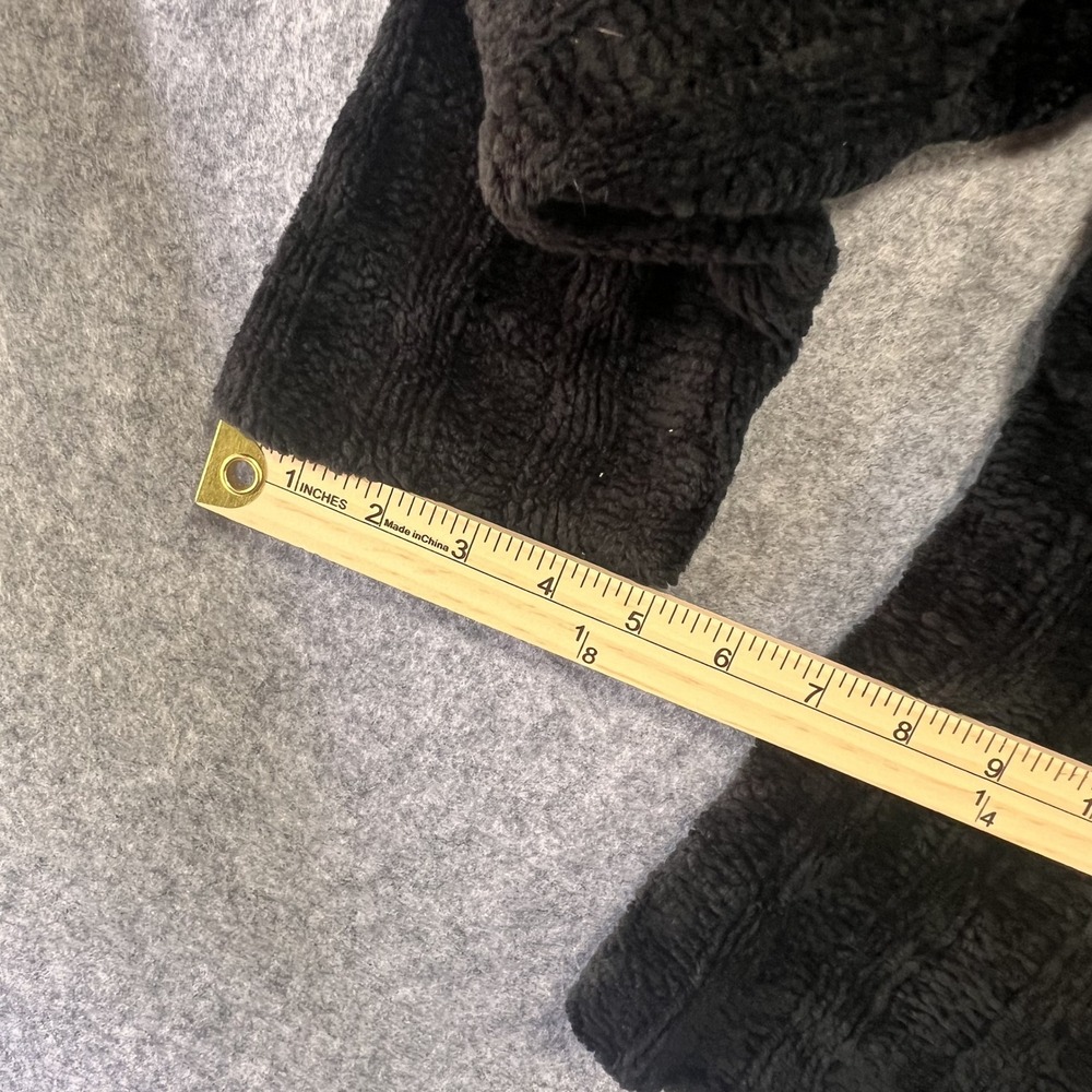 White Stag Ribbed Chenille Knit Sweater XL‎ Black Distressed Acrylic - Picture 10 of 12